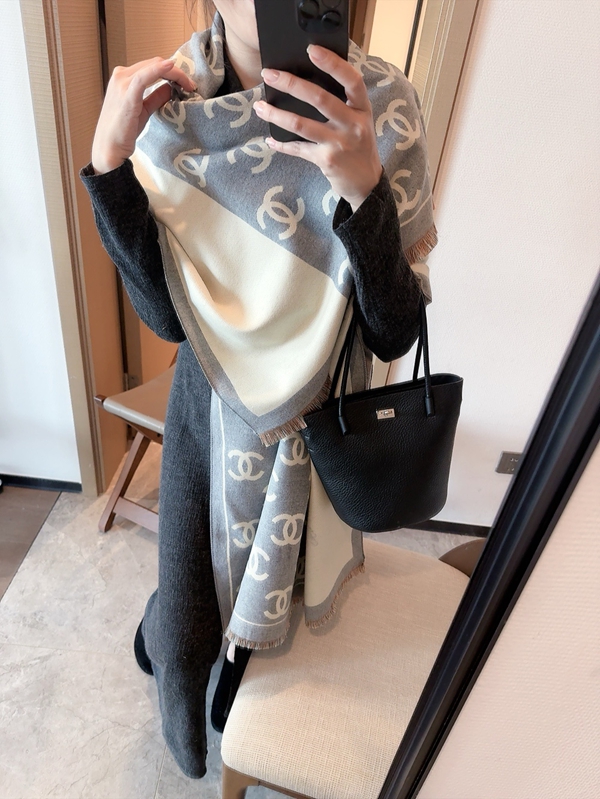 ブランドマフラー素材ディテール